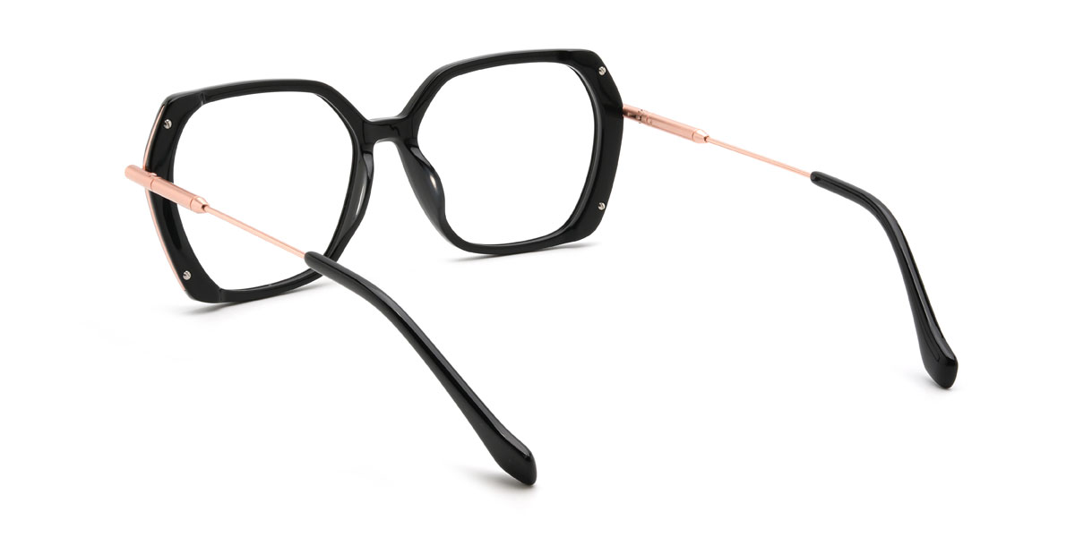 Black Ramiah Glasses - Square Glasses