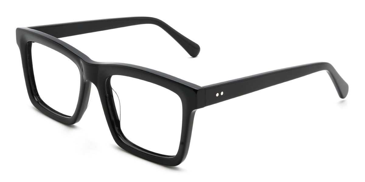 Black Zelma Glasses - Rectangle Glasses