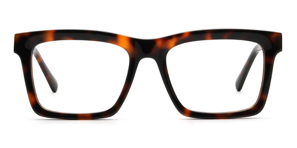Tortoiseshell Zelma Glasses - Rectangle Glasses