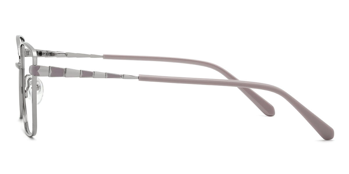 Silver Bukata Glasses - Rectangle Glasses