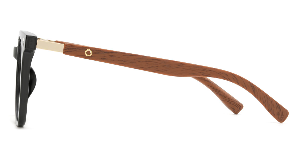 Marron Noir Adeyemi Lunettes - Square Glasses