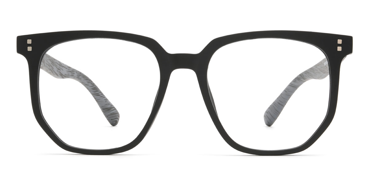 Noir Gris Adeyemi Lunettes - Square Glasses