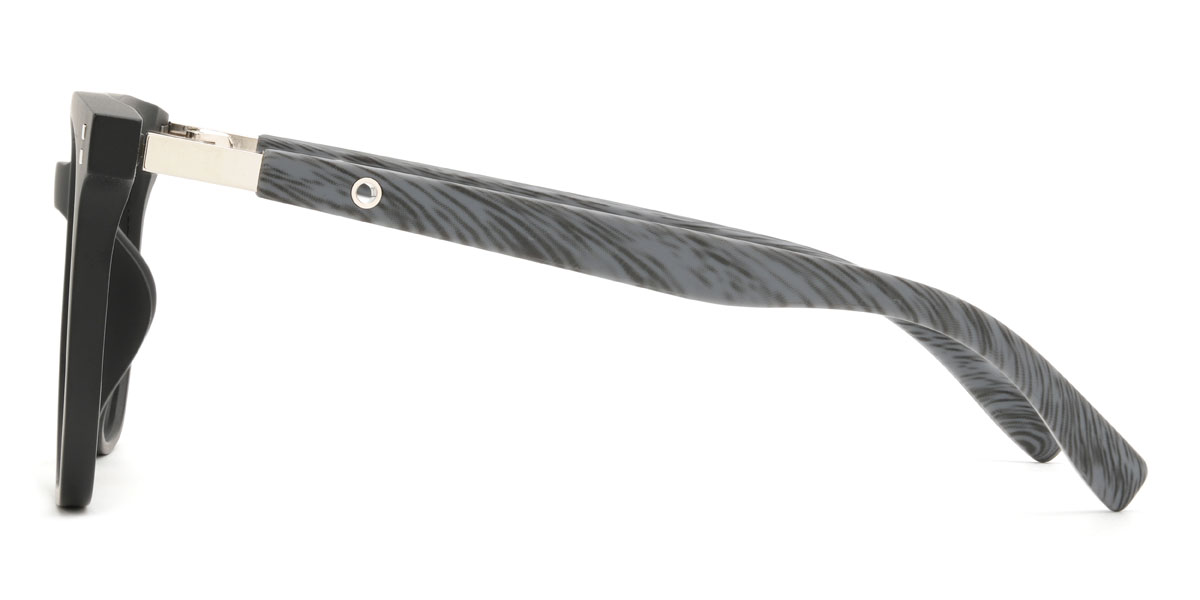 Noir Gris Adeyemi Lunettes - Square Glasses