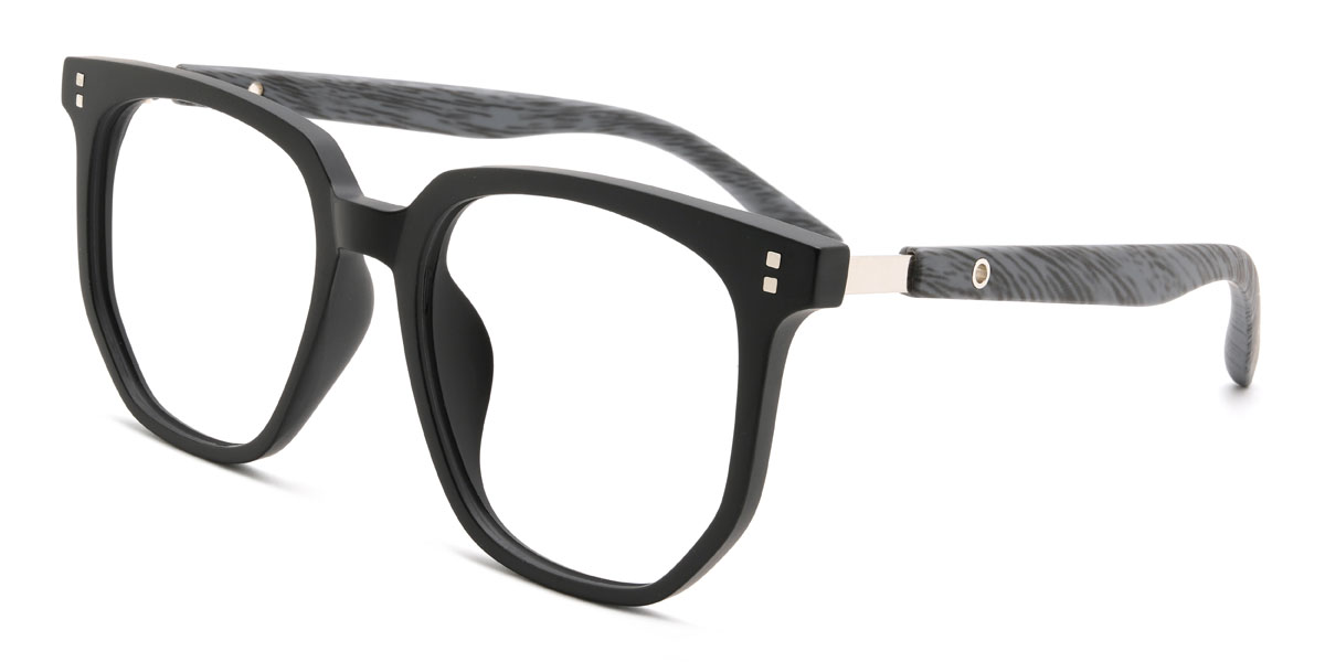 Noir Gris Adeyemi Lunettes - Square Glasses