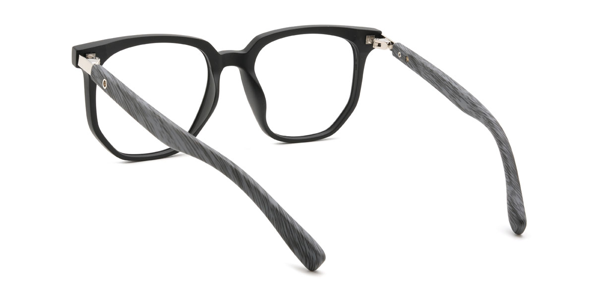 Noir Gris Adeyemi Lunettes - Square Glasses