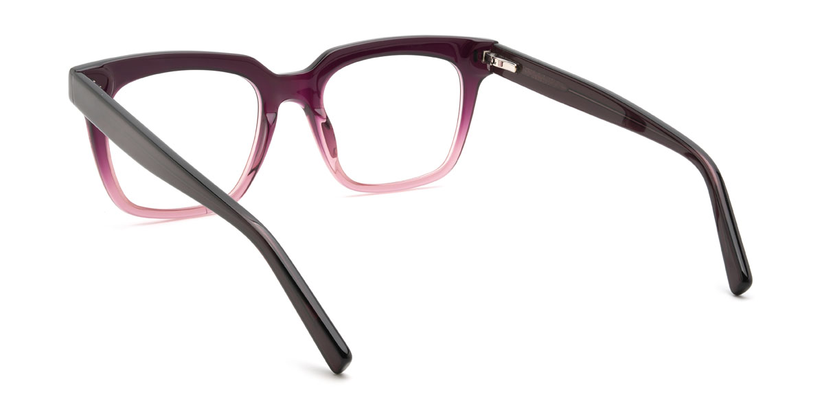 Dégradé Violet Brion Lunettes - Rectangle Glasses