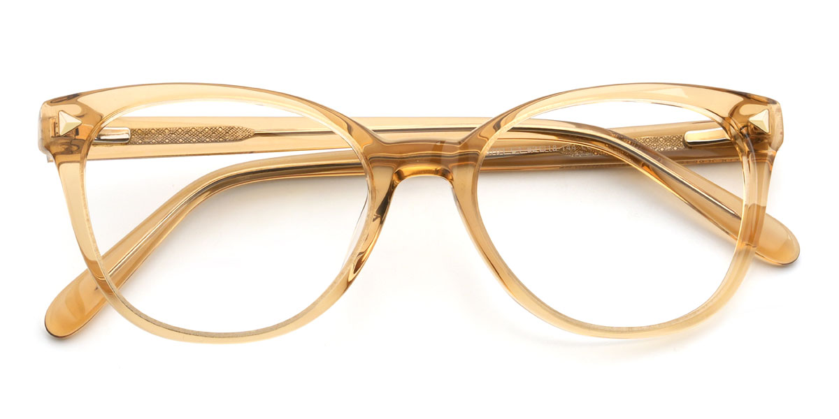 Champagne Vallen Glasses - Oval Glasses