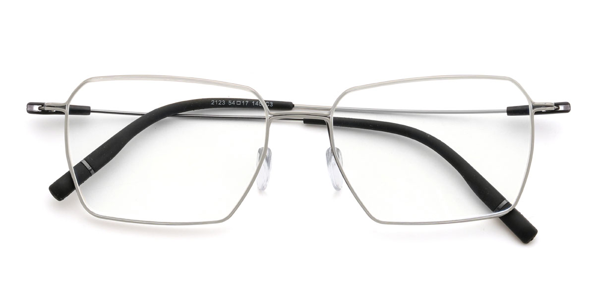 Argent Merle Lunettes - Rectangle Glasses