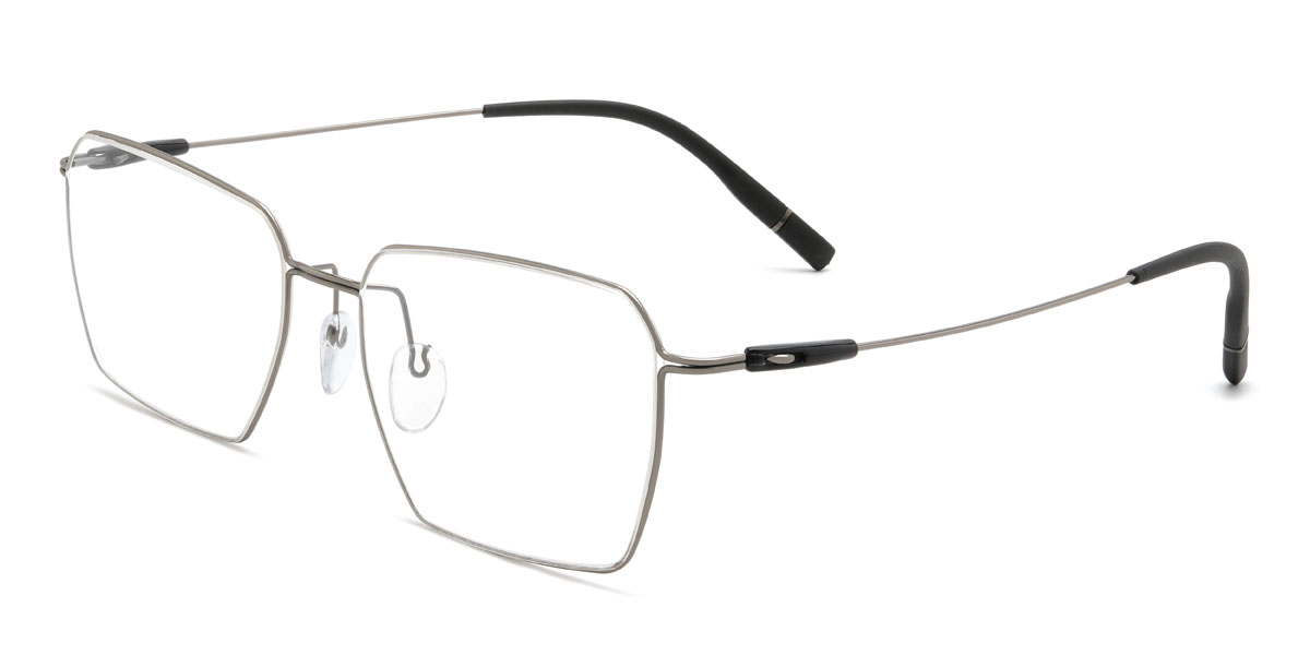 Argent Merle Lunettes - Rectangle Glasses