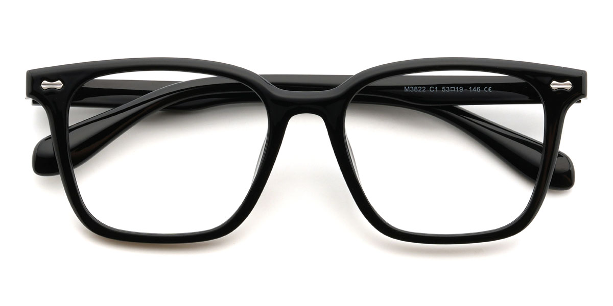 Noir Kadeem Lunettes - Rectangle Glasses