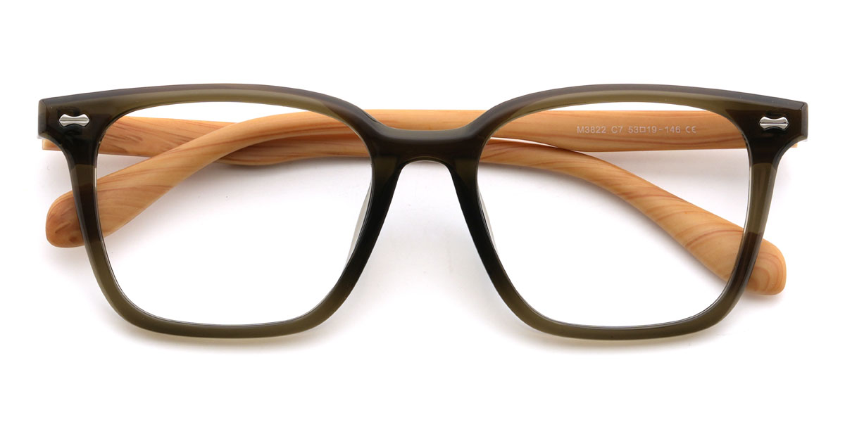 Vert olive Kadeem Lunettes - Rectangle Glasses