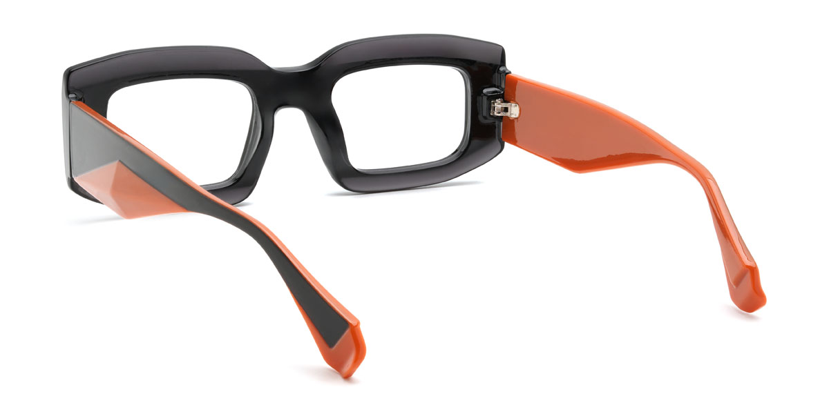 Noir Gris Harvin Lunettes - Rectangle Glasses