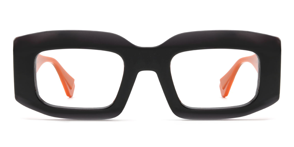 Noir Gris Harvin Lunettes - Rectangle Glasses