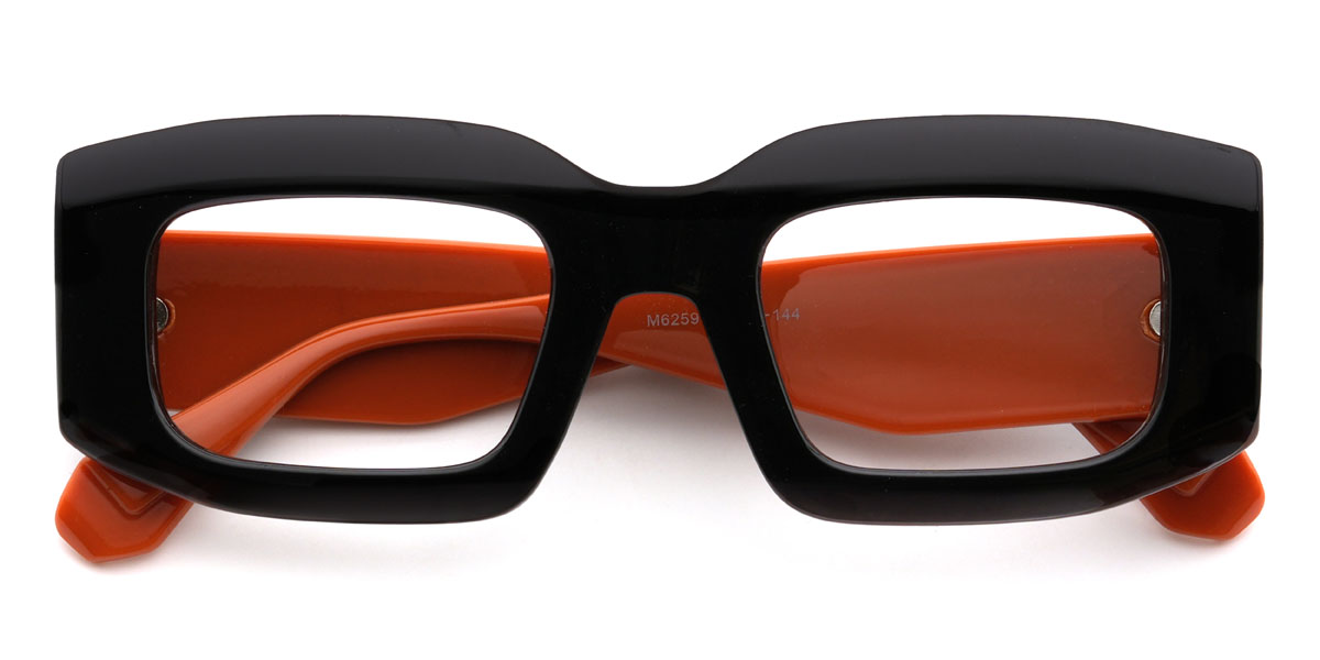 Noir Gris Harvin Lunettes - Rectangle Glasses