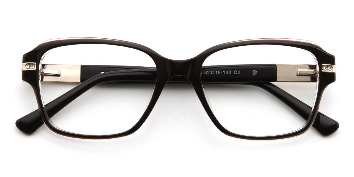 Marron Petros Lunettes - Rectangle Glasses