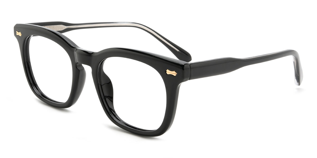 Noir Hernan Lunettes - Rectangle Glasses