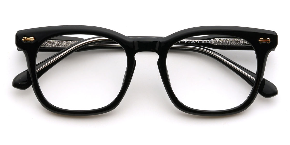 Noir Hernan Lunettes - Rectangle Glasses