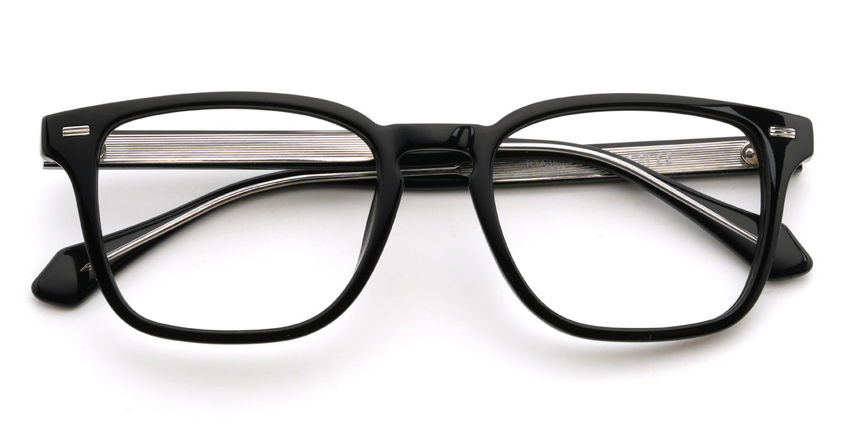 Noir Emrick Lunettes - Rectangle Glasses