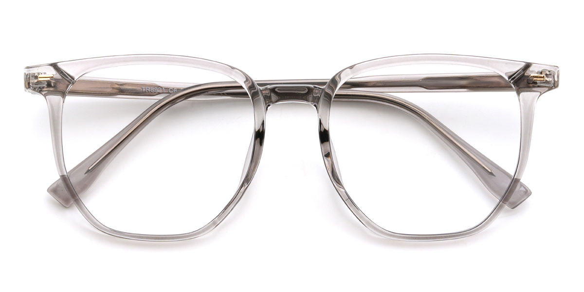 Clair Gris Timoteo Lunettes - Square Glasses