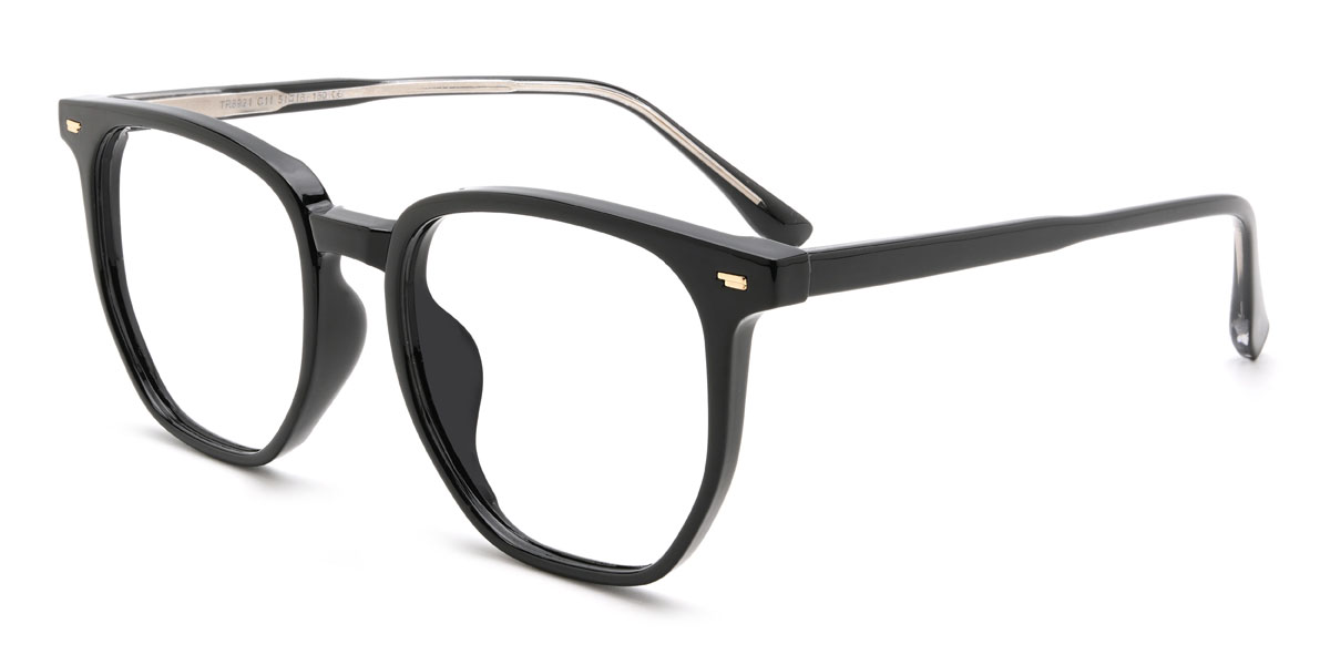 Noir Timoteo Lunettes - Square Glasses