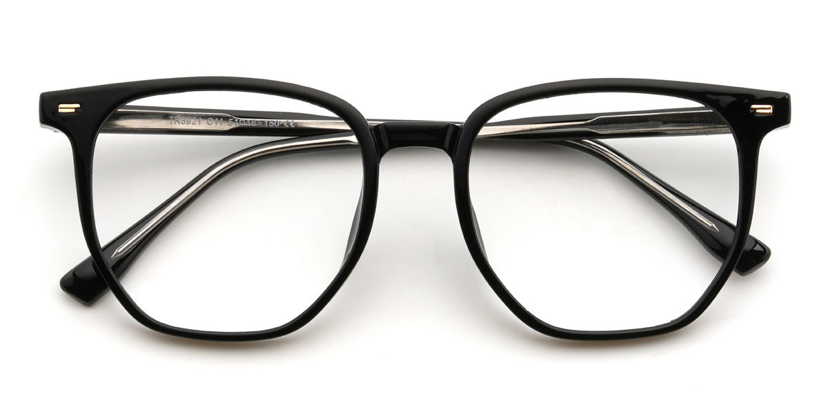 Noir Timoteo Lunettes - Square Glasses