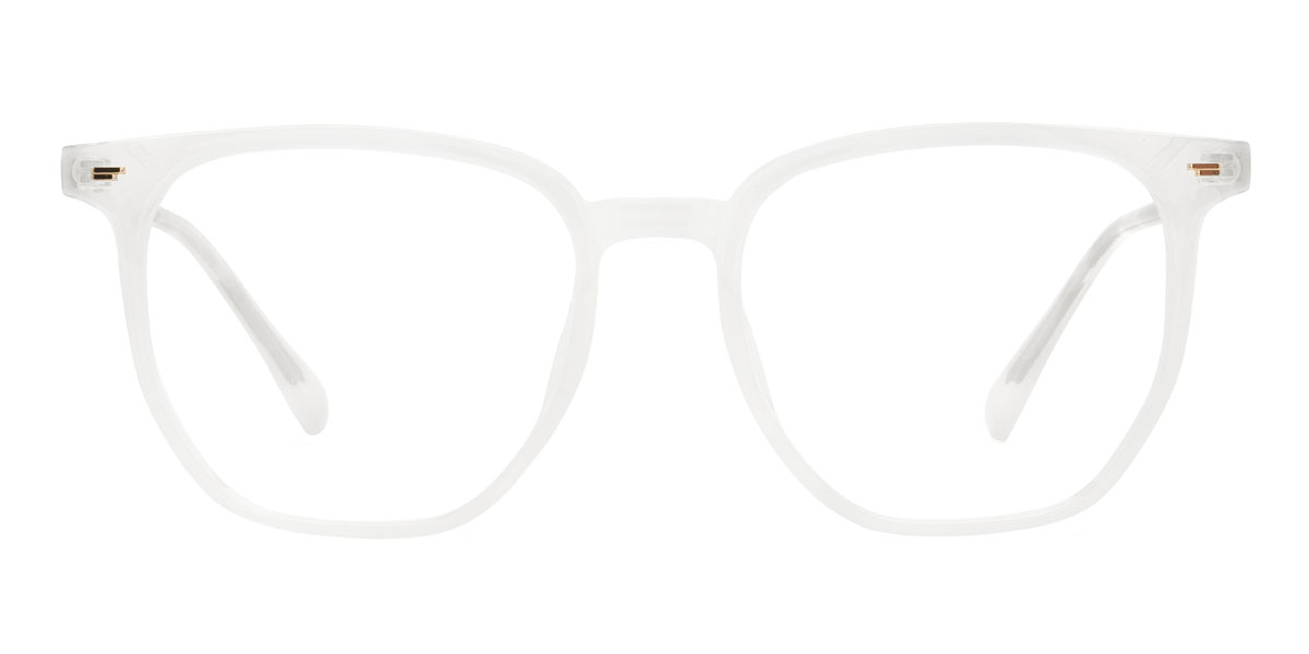 Transparent givré Timoteo Lunettes - Square Glasses