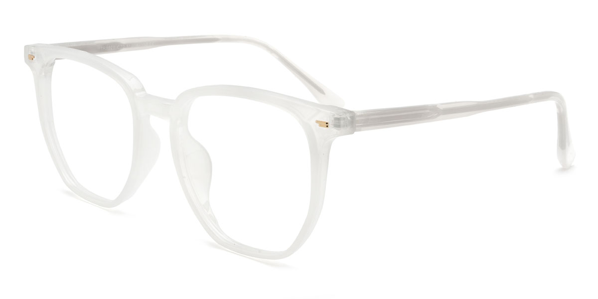 Transparent givré Timoteo Lunettes - Square Glasses