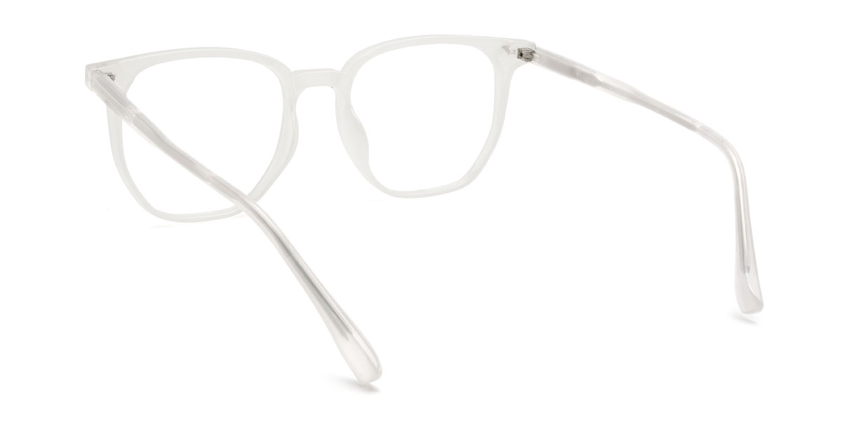 Transparent givré Timoteo Lunettes - Square Glasses