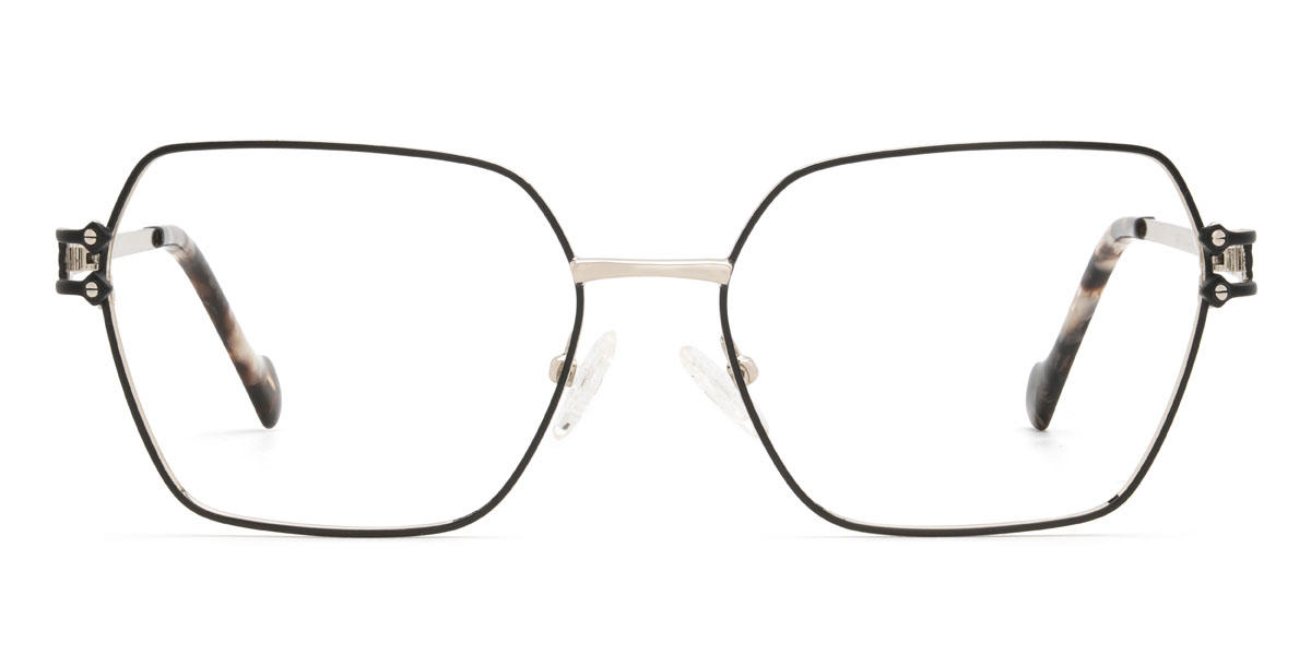 Black Katharina - Rectangle Glasses