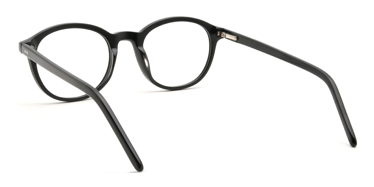 Black Mariona Glasses - Oval Glasses