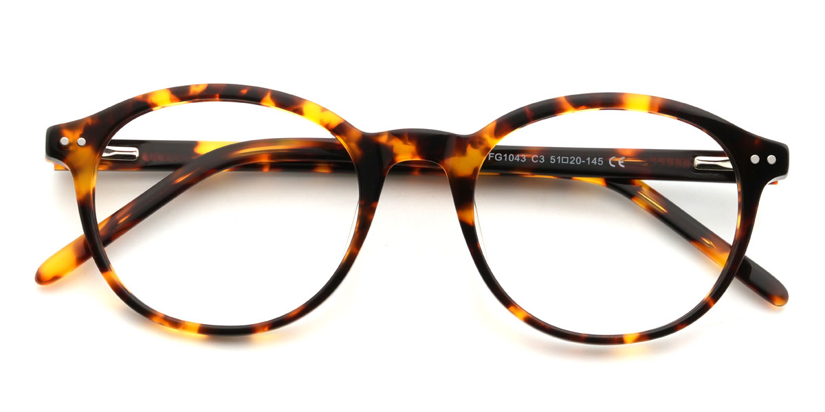 Sárga teknősbéka Michela Szemüveg - Oval Glasses