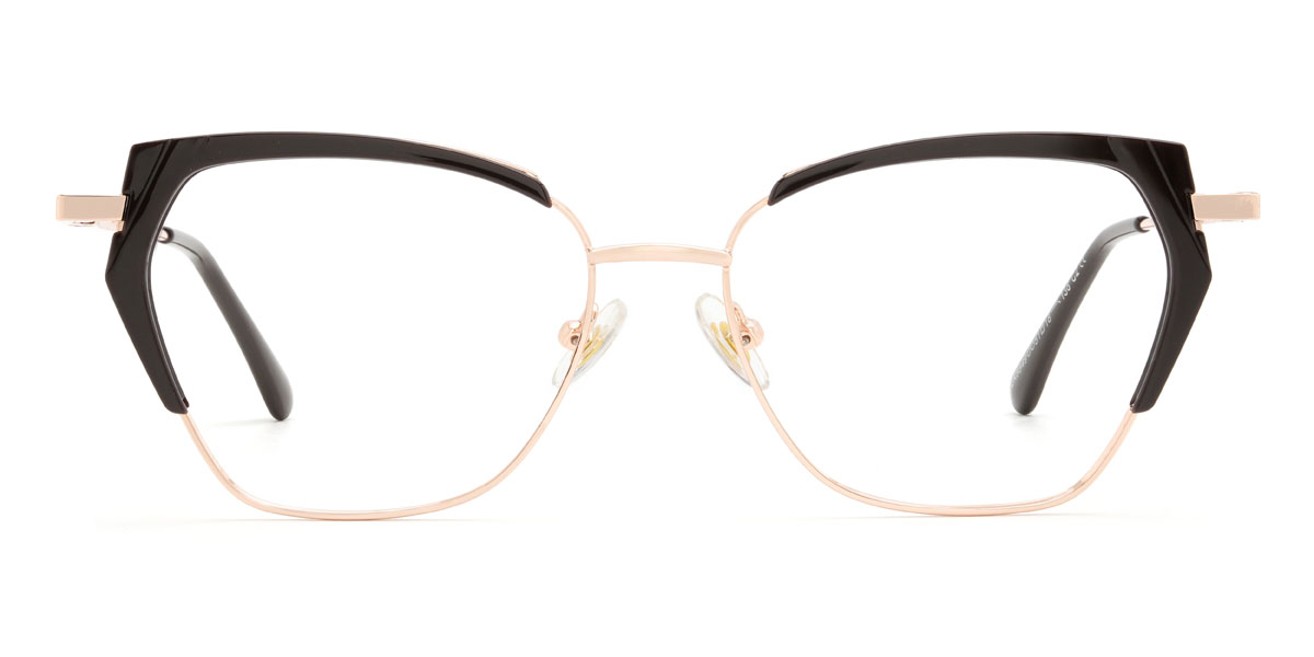 Arany fekete Gonzalez Szemüveg - Rectangle Clip-On Sunglasses