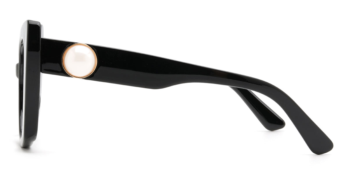 Black Isamar Glasses - Cat Eye Glasses