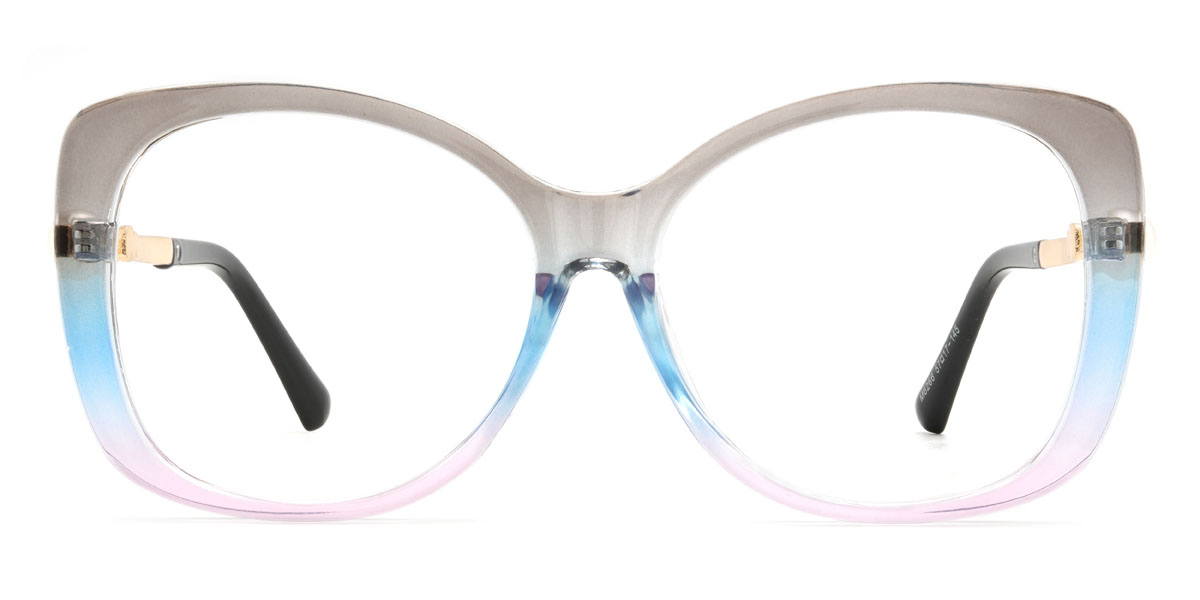 Szürke Kék Rózsaszín Benita Szemüveg - Square Glasses