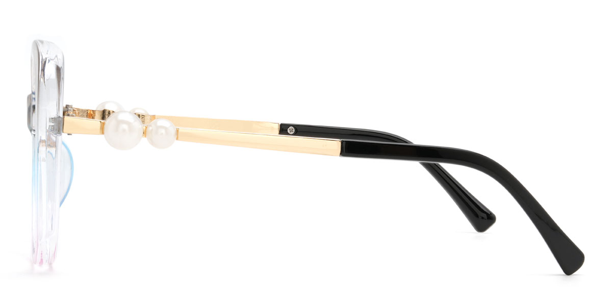 Szürke Kék Rózsaszín Benita Szemüveg - Square Glasses