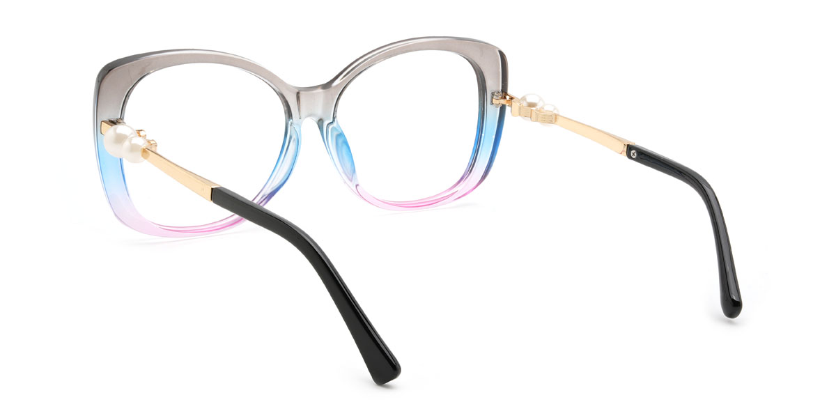 Szürke Kék Rózsaszín Benita Szemüveg - Square Glasses