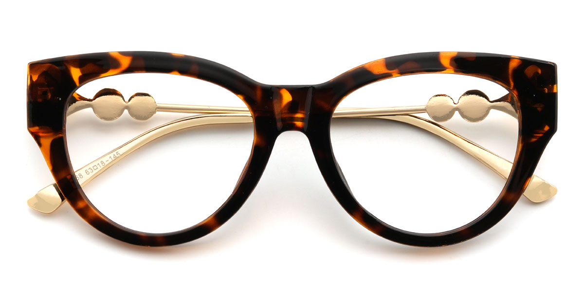 Teknősbéka Nefertiti Szemüveg - Cat Eye Glasses