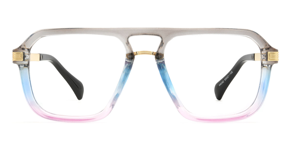 Szürke Kék Rózsaszín Marlen Szemüveg - Aviator Glasses