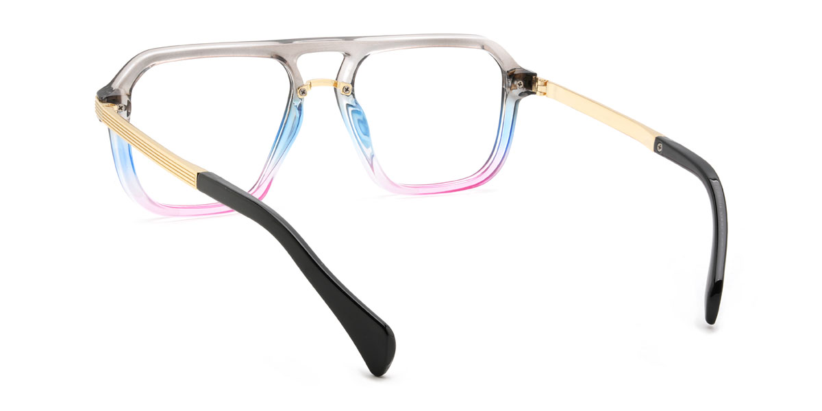 Szürke Kék Rózsaszín Marlen Szemüveg - Aviator Glasses