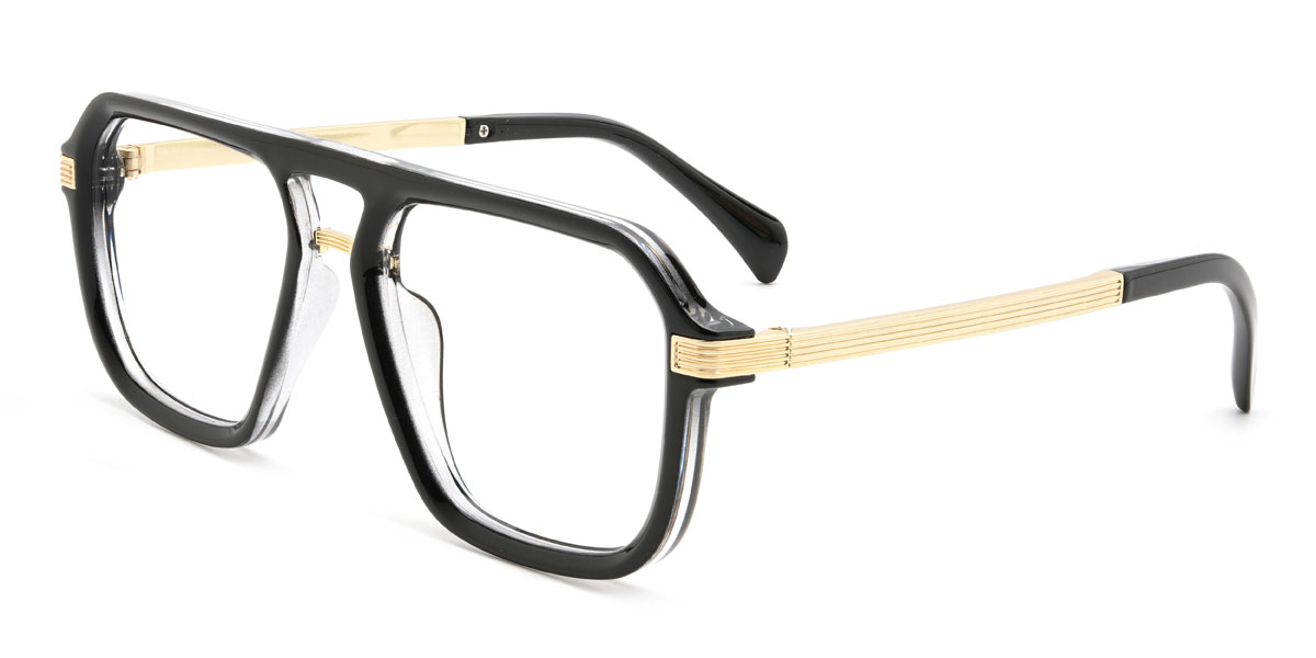 Fekete Marlen Szemüveg - Aviator Glasses