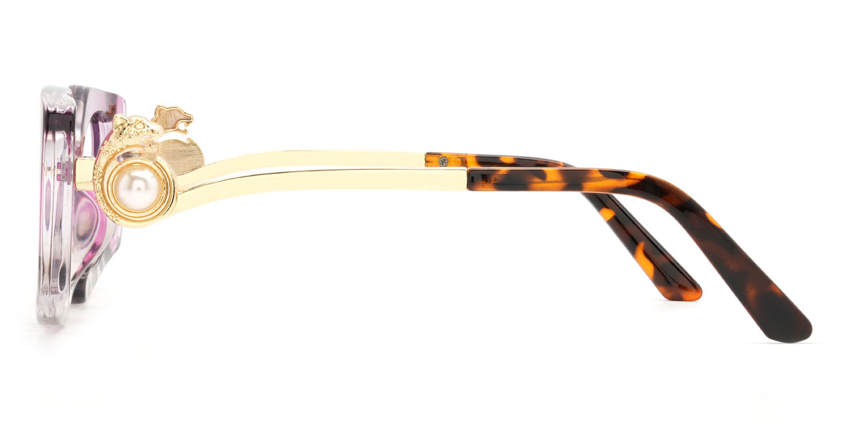 Rózsaszín teknőspáncél Germani Szemüveg - Rectangle Glasses