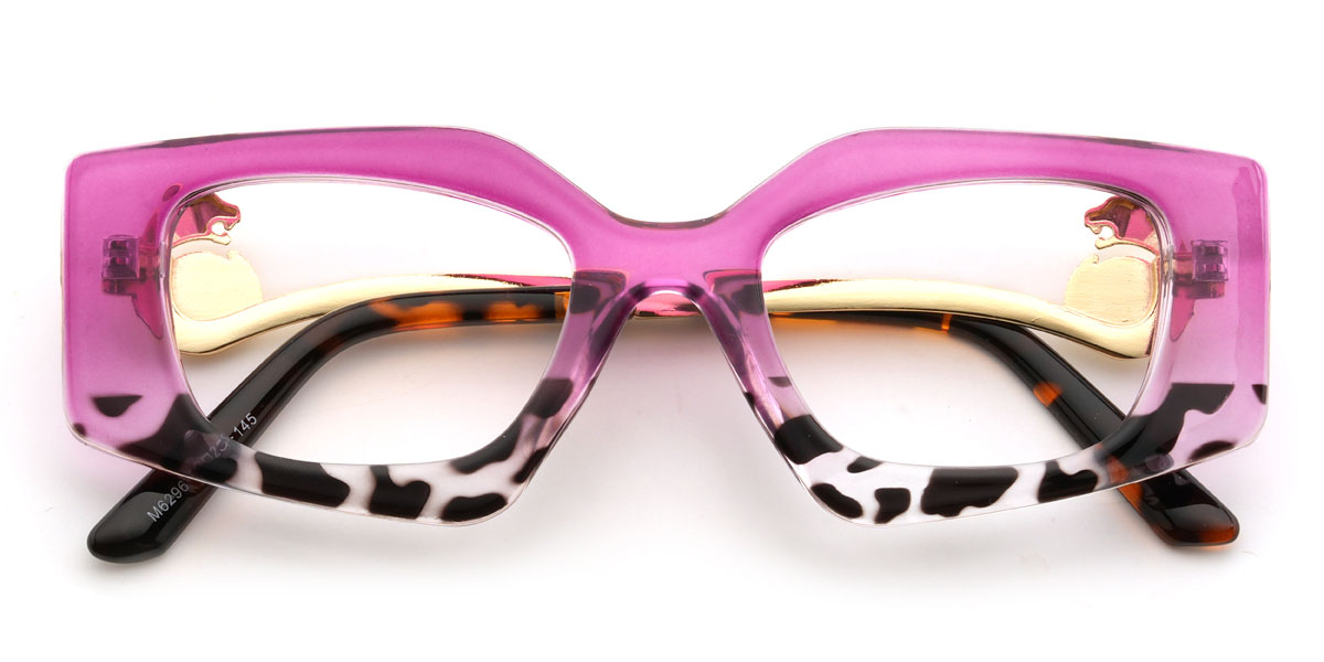 Rózsaszín teknőspáncél Germani Szemüveg - Rectangle Glasses