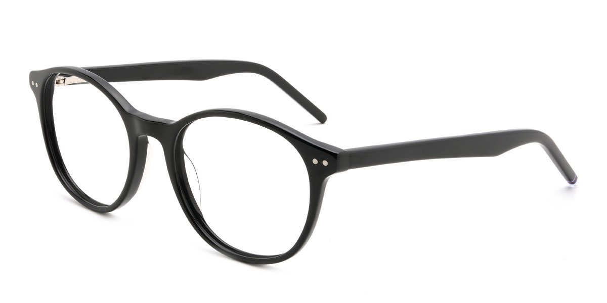 Fekete Rollins Szemüveg - Oval Glasses