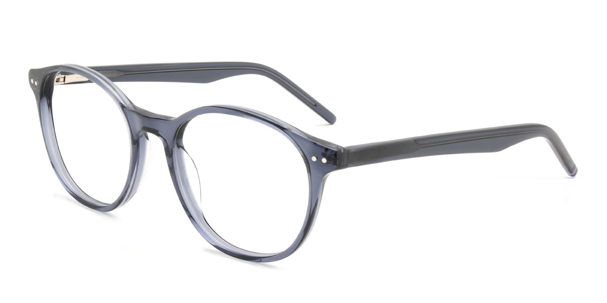 Kék szürke Rollins Szemüveg - Oval Glasses