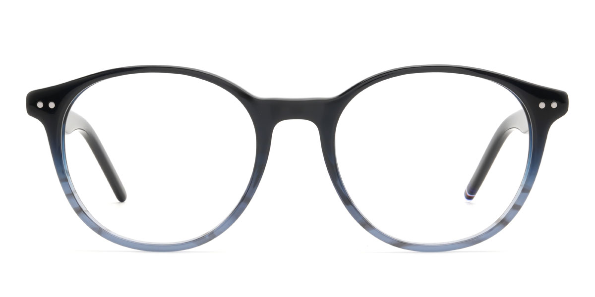 Fekete kék Rollins Szemüveg - Oval Glasses