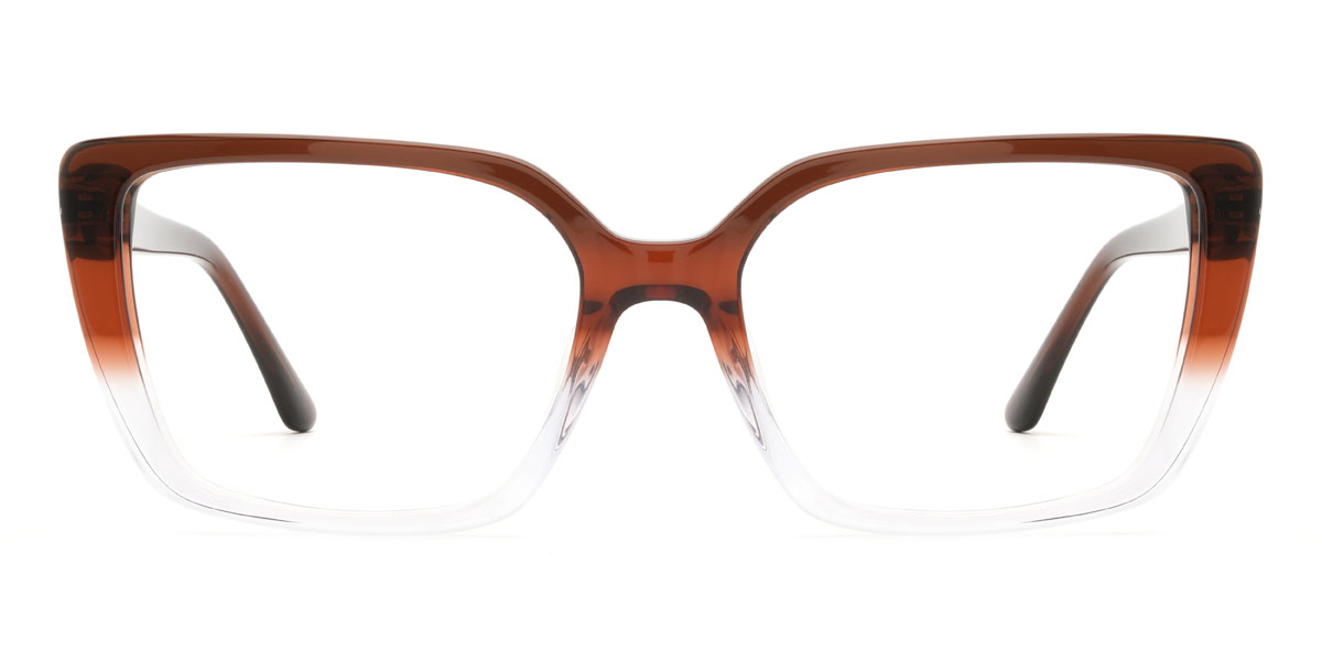 Barna Tiszta Melly Szemüveg - Rectangle Glasses