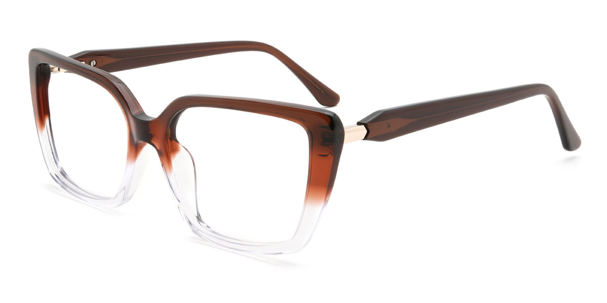 Barna Tiszta Melly Szemüveg - Rectangle Glasses