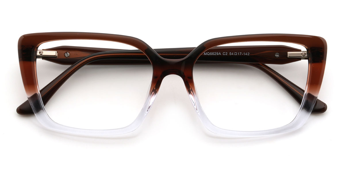 Barna Tiszta Melly Szemüveg - Rectangle Glasses