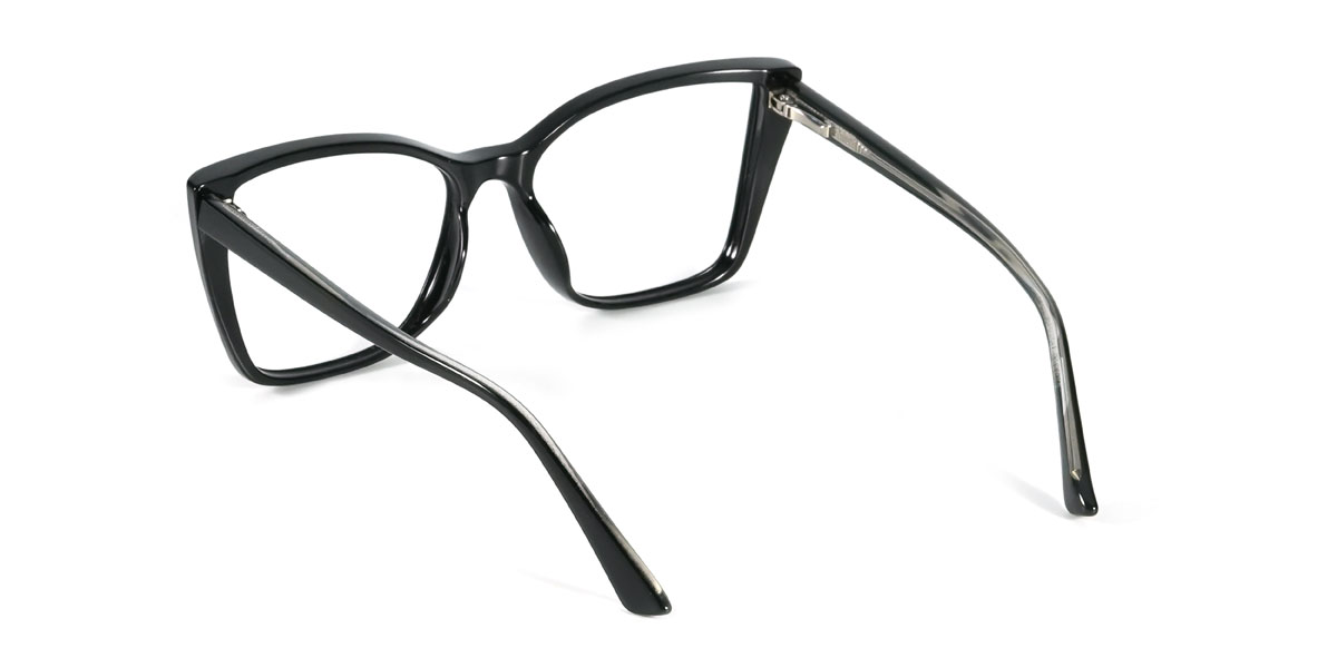 Fekete Dayami Szemüveg - Rectangle Glasses