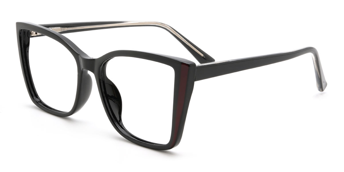 Fekete Dayami Szemüveg - Rectangle Glasses